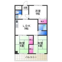 マンションヤマニシの物件間取画像